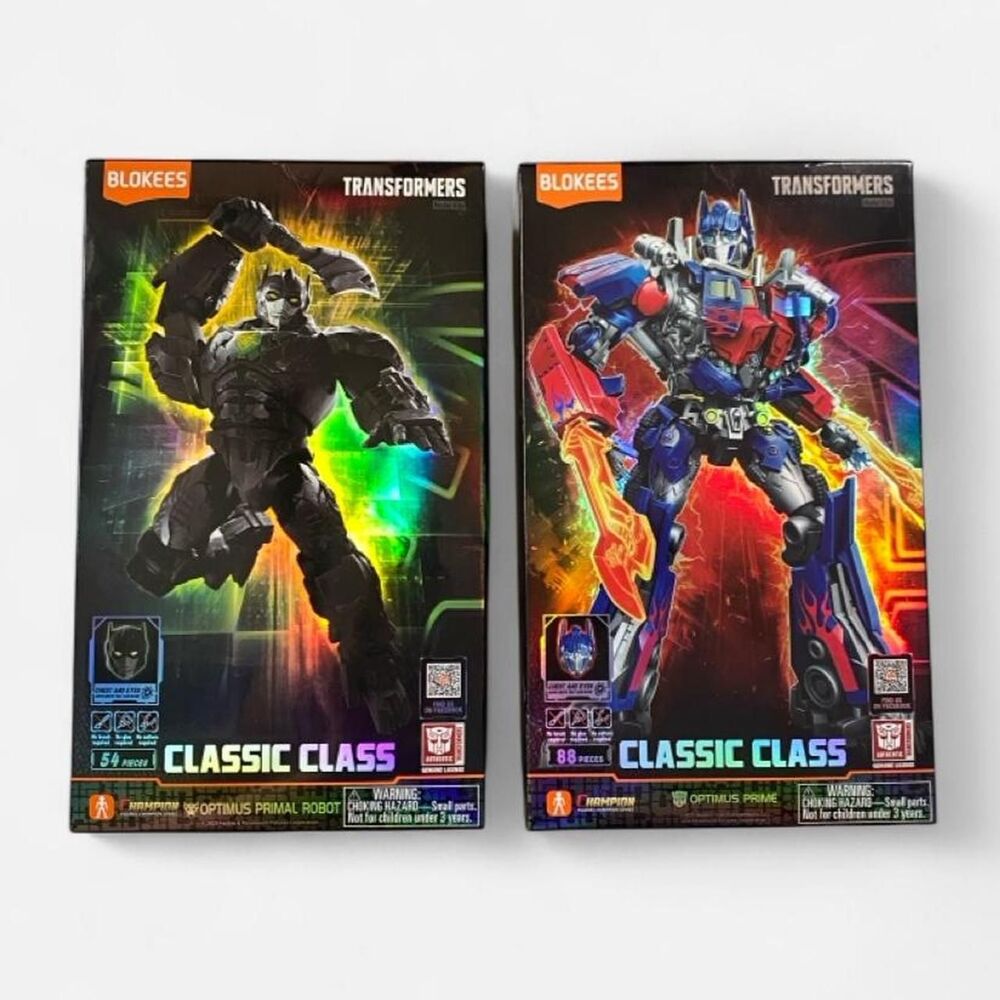 Blokees Transformers Classic Class Optimus Prime & Optimus Primal Model Bundle